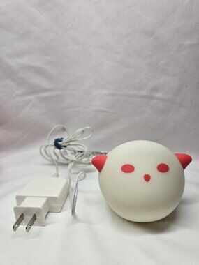IKEA Spoka Ghost Cat Color Change Night Light Red Ears Discontinued Rare
